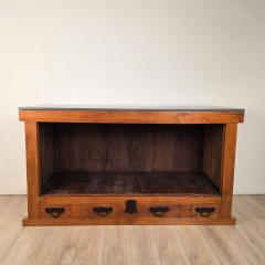 Part of a Japanese Meiji Kitchen Tansu Now a Slate Topped Sideboard - 4779208