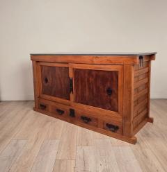 Part of a Japanese Meiji Kitchen Tansu Now a Slate Topped Sideboard - 4779212