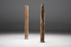 Partly Patinated Wooden Columns 19th Century - 2725161