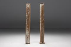 Partly Patinated Wooden Columns 19th Century - 2725164