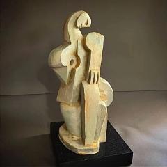 Pascal Jarrion Art Deco Style Cubist Bronze Sculpture by Pascal Jarrion - 4730942
