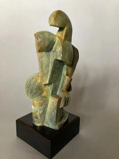 Pascal Jarrion Art Deco Style Cubist Bronze Sculpture by Pascal Jarrion - 4730944