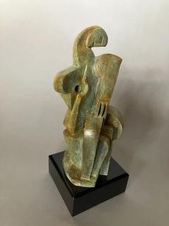 Pascal Jarrion Art Deco Style Cubist Bronze Sculpture by Pascal Jarrion - 4730950
