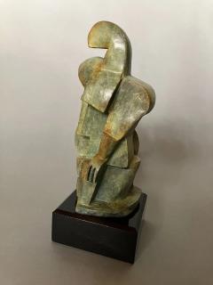 Pascal Jarrion Art Deco Style Cubist Bronze Sculpture by Pascal Jarrion - 4730951