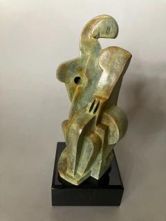 Pascal Jarrion Art Deco Style Cubist Bronze Sculpture by Pascal Jarrion - 4730952