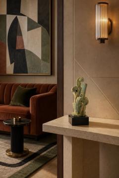 Pascal Jarrion Art Deco Style Cubist Bronze Sculpture by Pascal Jarrion - 4730953