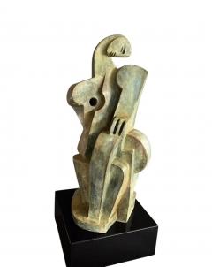 Pascal Jarrion Art Deco Style Cubist Bronze Sculpture by Pascal Jarrion - 4731076