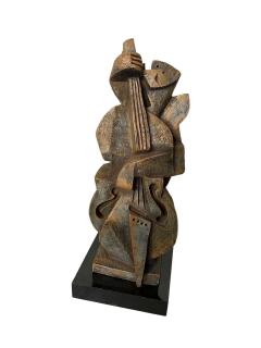 Pascal Jarrion Art Deco Style Cubist Ceramic Sculpture Smooth Night Rhythm by Pascal Jarrion - 4731078