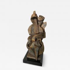 Pascal Jarrion Art Deco Style Cubist Ceramic Sculpture Smooth Night Rhythm by Pascal Jarrion - 4731086