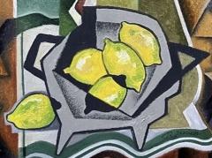 Pascal Jarrion Art Deco Style Cubist Oil Painting LAssortiment by Pascal Jarrion - 4776244