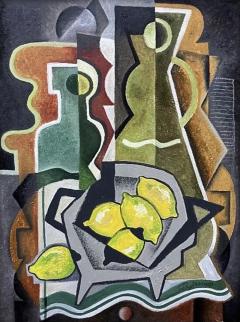 Pascal Jarrion Art Deco Style Cubist Oil Painting LAssortiment by Pascal Jarrion - 4776301