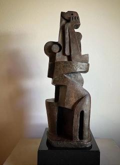 Pascal Jarrion Pascal Jarrion The Oath Limited Edition Cubist Bronze Sculpture - 4730971