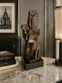 Pascal Jarrion Pascal Jarrion The Oath Limited Edition Cubist Bronze Sculpture - 4730980