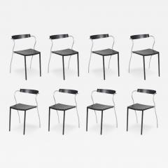 Pascal Mourgue Set of Eight Pascal Mourgue for Artelano Rio Side or Dining Chairs France 1990s - 3064702