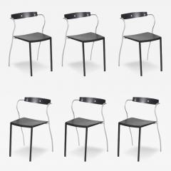 Pascal Mourgue Set of Six Pascal Mourgue for Artelano Rio Side or Dining Chairs France 1990s - 3064703