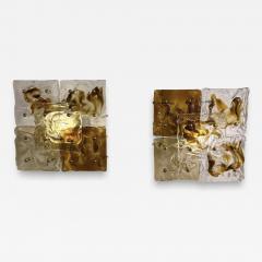 Patchwork Wall Lamps by Toni Zuccheri for Venini Italy 1970s - 4305834