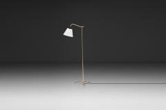 Patinated Brass Floor Lamp with Tripod Base Denmark ca 1950s - 4746877