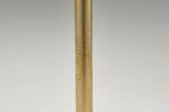Patinated Brass Floor Lamp with Tripod Base Denmark ca 1950s - 4748279