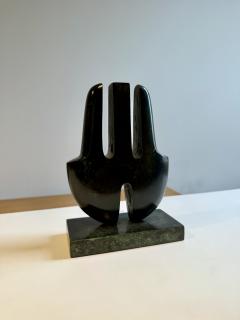 Patinated Bronze Abstract Sculpture By Angot 2 8 France 20th C  - 4323610