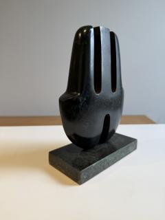Patinated Bronze Abstract Sculpture By Angot 2 8 France 20th C  - 4323612