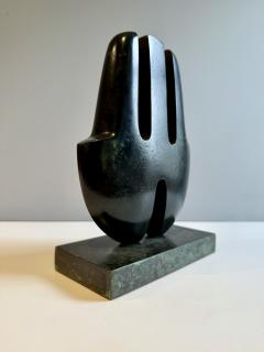 Patinated Bronze Abstract Sculpture By Angot 2 8 France 20th C  - 4323613