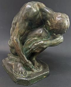 Patinated Bronze Adam Figure After Paul Wayland Bartlett c early 20th century - 4664012