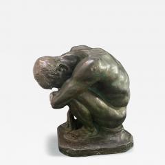 Patinated Bronze Adam Figure After Paul Wayland Bartlett c early 20th century - 4680162