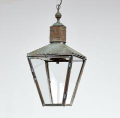 Patinated Copper Lantern - 4440235