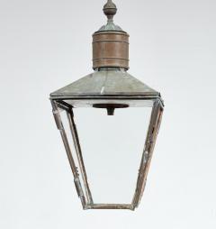 Patinated Copper Lantern - 4440246