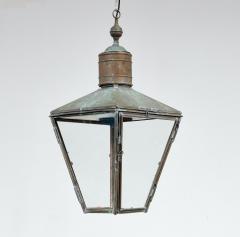Patinated Copper Lantern - 4440250