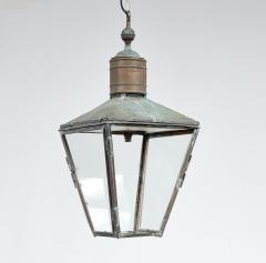 Patinated Copper Lantern - 4440254