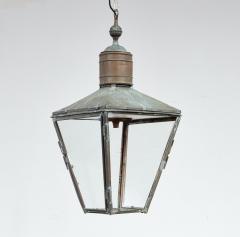 Patinated Copper Lantern - 4440255