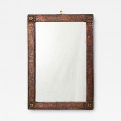 Patinated Copper Mirror - 3536455