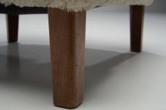 Patinated Oak Armchair by Danish Cabinetmaker Denmark ca 1950s - 1854745