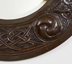 Patinated Repousee Mirror - 3330124