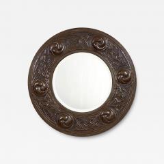 Patinated Repousee Mirror - 3333749