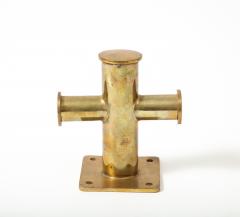 Patinated Unlacquered Brass Cleat - 4047884