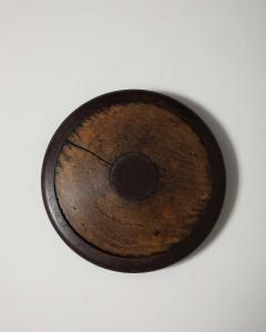 Patinated Wood and Metal Discus Finland 20th C - 4696078
