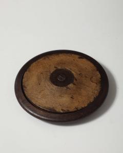 Patinated Wood and Metal Discus Finland 20th C - 4696080