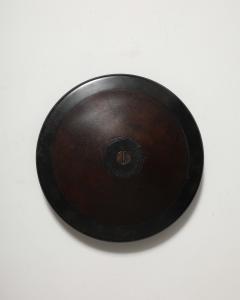 Patinated Wood and Metal Discus Finland 20th C - 4696086