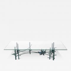 Patinated Wrought Iron Coffee Table - 3571759