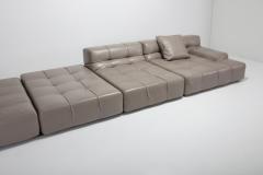 Patricia Urquiola Tufty Time B B Italia Taupe Leather Sectional Sofa by Patricia Urquiola 2010s - 1006458