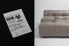 Patricia Urquiola Tufty Time B B Italia Taupe Leather Sectional Sofa by Patricia Urquiola 2010s - 1006459