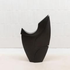 Patrick Coard Modern Abstract L Sculpture in Black Oak by Patrick Coard Paris - 3846942