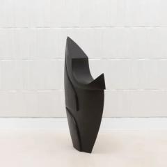 Patrick Coard Modern Abstract L Sculpture in Black Oak by Patrick Coard Paris - 3846999