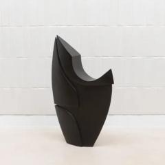 Patrick Coard Modern Abstract L Sculpture in Black Oak by Patrick Coard Paris - 3847000
