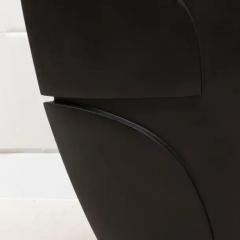 Patrick Coard Modern Abstract L Sculpture in Black Oak by Patrick Coard Paris - 3847011