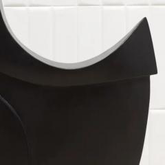 Patrick Coard Modern Abstract L Sculpture in Black Oak by Patrick Coard Paris - 3847030