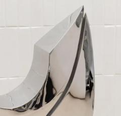Patrick Coard Modern Abstract Sculpture L in Stainless Steel by Patrick Coard Paris - 3847024