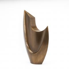 Patrick Coard Modern Abstract Sculpture XL in Bronze Patina Brass by Patrick Coard Paris - 4208119